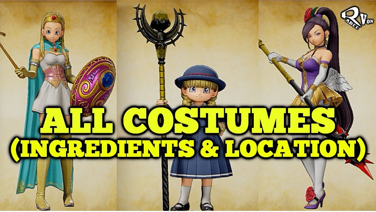 Dragon Quest Xi Costumes